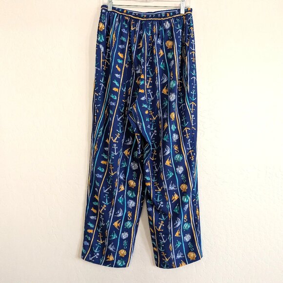 PENDLETON Plus Pants Women's 16W VTG Rayon Sea Stretch Waist Lightweight Pull On - Picture 3 of 13